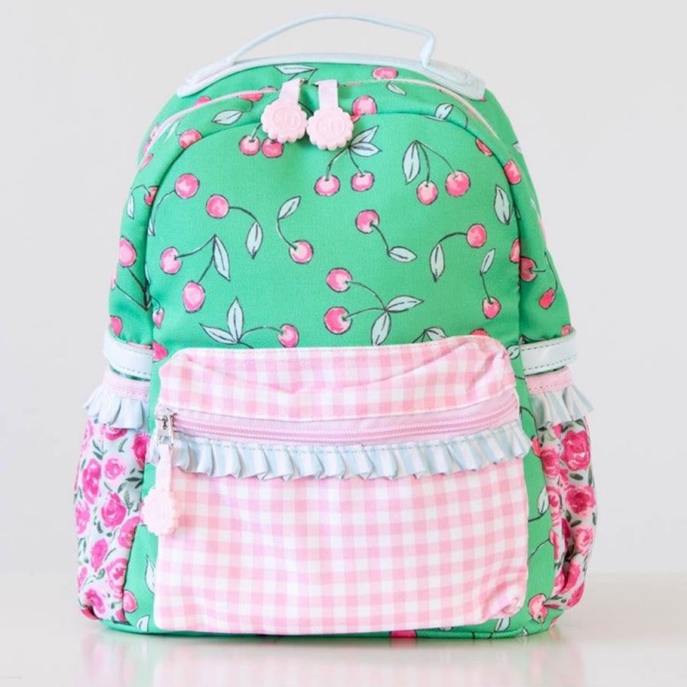 Sweethoney green and pink large backpack GUC